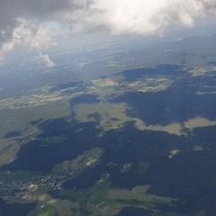 Flugwegposition um 15:32:34: Aufgenommen in der Nähe von Okres Klatovy, Tschechien in 2670 Meter